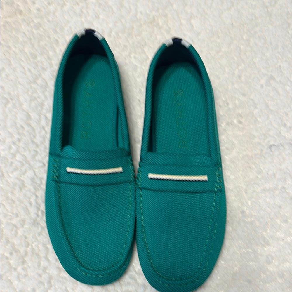 Rothy's Driving Loafer-Green Melon